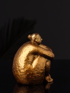 Фигура "Дама" 9х8х8 см, бронза 10896169 - фото 16684399
