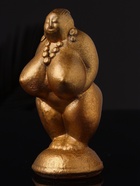Фигурка гипс «Богиня плодородия», 13×6×6 см, бронза  (артикул 10896171)  большой выбор товаров оптом и в розницу по низким ценам с доставкой