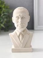 Бюст В.В. Путин, 11×6.5×5.5 см, натуральный, гипс - фото 51810678