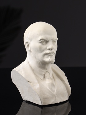 Бюст «Ленин В.И.», 11×9×8 см, натуральный, гипс 10896174