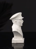 Бюст «Сталин И.В.», 10×7×5 см, натуральный, гипс 10896176