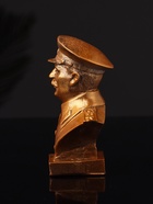 Бюст «Сталин И.В.», 10×7×5 см, под бронзу - фото 47221609