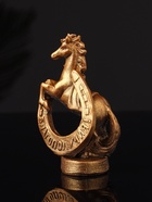 Фигурка гипс «Конь с подковой», 10×6×4 см, бронза - Фото 7