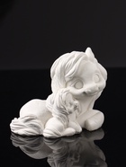 Фигурка гипс «Пони мама», 9×7×6 см, натуральный - Фото 3