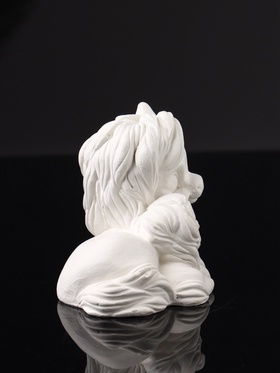 Фигурка гипс «Пони мама», 9×7×6 см, натуральный