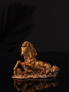 Фигурка гипс «Лошадь лежит», 7×6×3 см, бронза - Фото 1