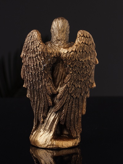 Фигурка гипс «Архангел Михаил», 14×9×4 см, под бронзу