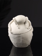 Шкатулка для украшений «Череп», с крышкой, 10×9×8 см, натуральный, гипс 10896187 - фото 16636921