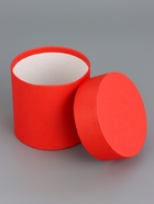 Набор шляпных коробок 3 в 1 "Красный", 19 х 19 ‒11 х 11 см - фото 47344866