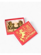 Ключница новогодняя «Две лошади с подковой», металл - фото 60864328