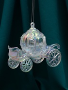 Ёлочная игрушка «Праздничное сияние» карета, 10×11 см, перелив прозрачный 10870508