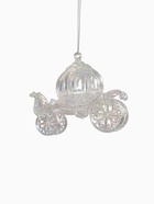 Ёлочная игрушка «Праздничное сияние» карета, 10×11 см, перелив прозрачный 10870508