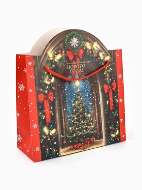 Пакет подарочный новогодний «Волшебного Нового года», 25?26?10 см (комплект 2 шт)