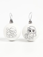 Елочные шары под раскраску «Лошадки» + краски, 2 шт., набор для творчества - Фото 3