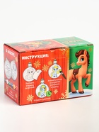 Елочные шары под раскраску «Лошадки» + краски, 2 шт., набор для творчества - Фото 6