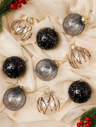 Ёлочные игрушки «Шаннен», шары новогодние, d=8 см, 9 шт. созвездие - Фото 3