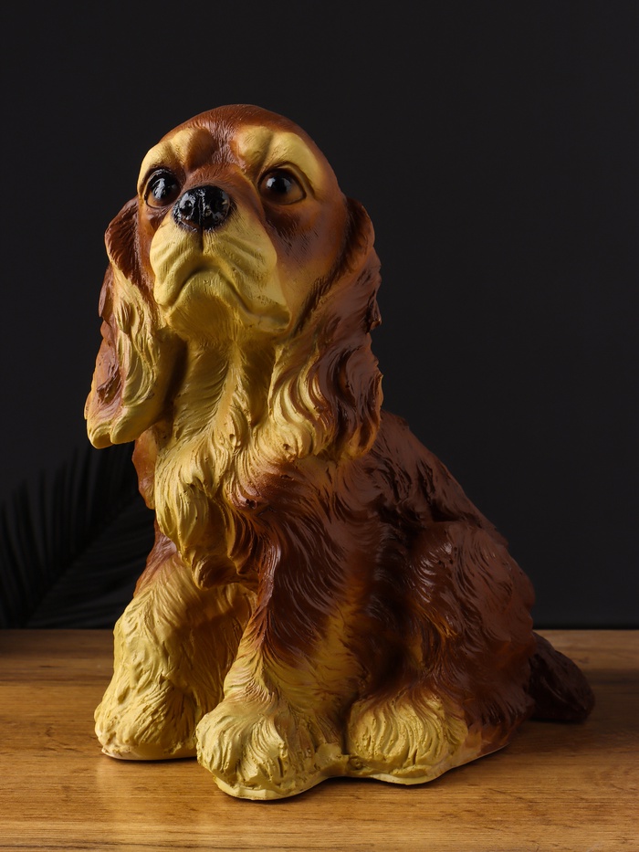 Копилка для денег «Спаниэль сидящий», 26×19×16 см