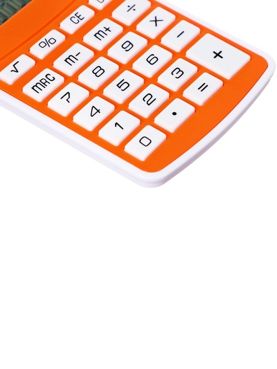 Калькулятор карманный, 08-разрядный, 5828 корпус, оранжевый