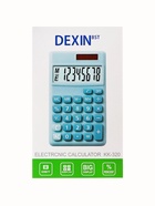 Калькулятор карманный 08-разрядный, корпус желтый - фото 809447561