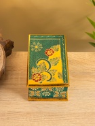 УЦЕНКА Шкатулка деревянная, батик, 16×11×8 см - Фото 4