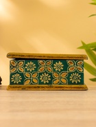 УЦЕНКА Шкатулка деревянная, батик, 16×11×8 см - Фото 6