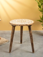 УЦЕНКА Столик кофейный, 40×40×47 см, манговое дерево - Фото 1