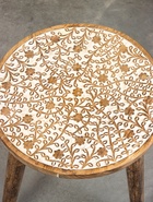 УЦЕНКА Столик кофейный, 40×40×47 см, манговое дерево - Фото 3