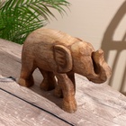 УЦЕНКА Сувенир «Слоник», 24×8×20.5 см, манговое дерево 10902082