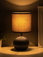 Лампа настольная «Киара» 1×40 Вт Е14 синий 13×13×25 см - фото 809239805