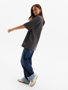 Футболка женская MINAKU, over size (44-48), цвет тёмно-серый - фото 809239818