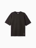 Футболка женская MINAKU, over size (44-48), цвет тёмно-серый - фото 809239819