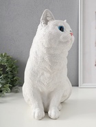 Фигурка гипс «Кошка белая окраска», 31.5×16×24 см - Фото 4