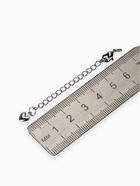 Замок-карабин родированный «Сердце», набор 5 шт. с удлинительной цепочкой 5 см, цвет серебро - Фото 2