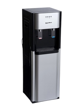 Кулер для воды AquaWork J-41LDS, 450Вт, нагрев, охлаждение до 12ºС, нижняя загрузка, серый