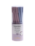 Ручка гелевая BrunoVisconti. Super Slim. Zefir 0.28 мм, стерж/черн, МИКС - Фото 7