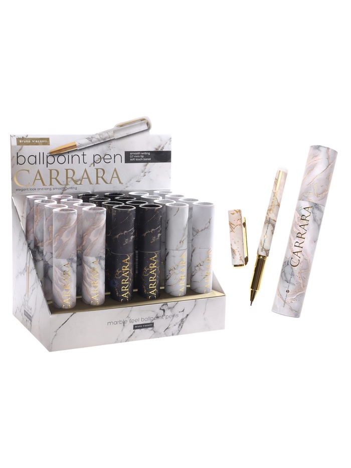 Ручка шариковая BrunoVisconti. DreamWrite. Carrara 0.7 мм, стержень синий, МИКС - Фото 1