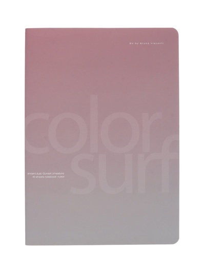 Тетрадь 40 листов, в линейку, BrunoVisconti. Color Surf.Morandi Pink