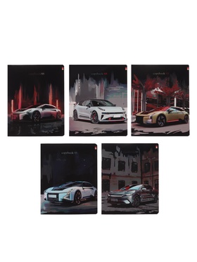 Тетрадь 48л кл NIGHT RALLY, МИКС