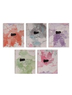 Тетрадь А5+ 96 листов, в клетку, на гребне Primavera, МИКС - Фото 1