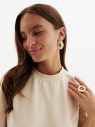 Футболка женская MINAKU, over size (44-48), бежевая - фото 58037170