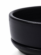 Горшок - бонсайница «Огма» для кактусов и суккулентов, 700 мл, d=15 см, h=5.5 см, керамика, с поддоном, чёрный - Фото 2