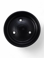 Горшок - бонсайница «Огма» для кактусов и суккулентов, 700 мл, d=15 см, h=5.5 см, керамика, с поддоном, чёрный - Фото 4