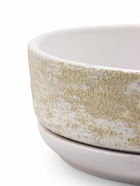 Горшок - бонсайница «Нави», для кактусов и суккулентов, 600 мл, d=15 см, h=5.5 см, керамика, с поддоном, белый - Фото 2