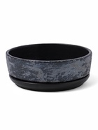 Горшок - бонсайница «Сиде», для кактусов и суккулентов, 600 мл, d=15 см, h=5.5 см, керамика, с поддоном, пепельный - Фото 1