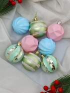 Ёлочные игрушки 58 шт. «В гостях у Деда Мороза» - Фото 4