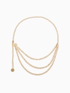 Бодичейн женская «Многоуровневая» на талию, цвет золото - Фото 2