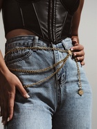 Бодичейн женская «Многоуровневая» на талию, цвет золото - фото 60973770