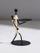 Подсвечник на 1 свечу «Аборигенка с ребёнком за спиной», металл, d=6 см, 10.5×8×14.5 см - Фото 2