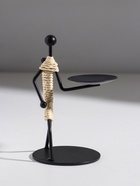 Подсвечник на 1 свечу «Аборигенка с ребёнком за спиной», металл, d=6 см, 10.5×8×14.5 см - Фото 5