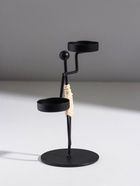 Подсвечник на 2 свечи «Аборигенка танцующая», металл, d=4 см, 10.5×8×16 см - Фото 3